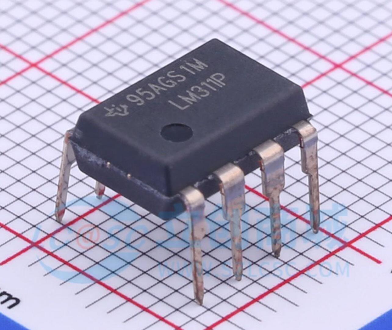 50 個 LM311P DIP-8 100% 新しいオリジナルチップセット IC 電子部品 SMD