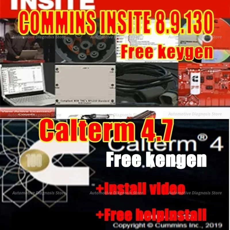 Cummin Insite 8.9 PRO Calterm 4.7 MetaFiles v4.7.1.007 エンジン診断ソフトウェア (無料) Keygen (無料) keygen (無料) インストール