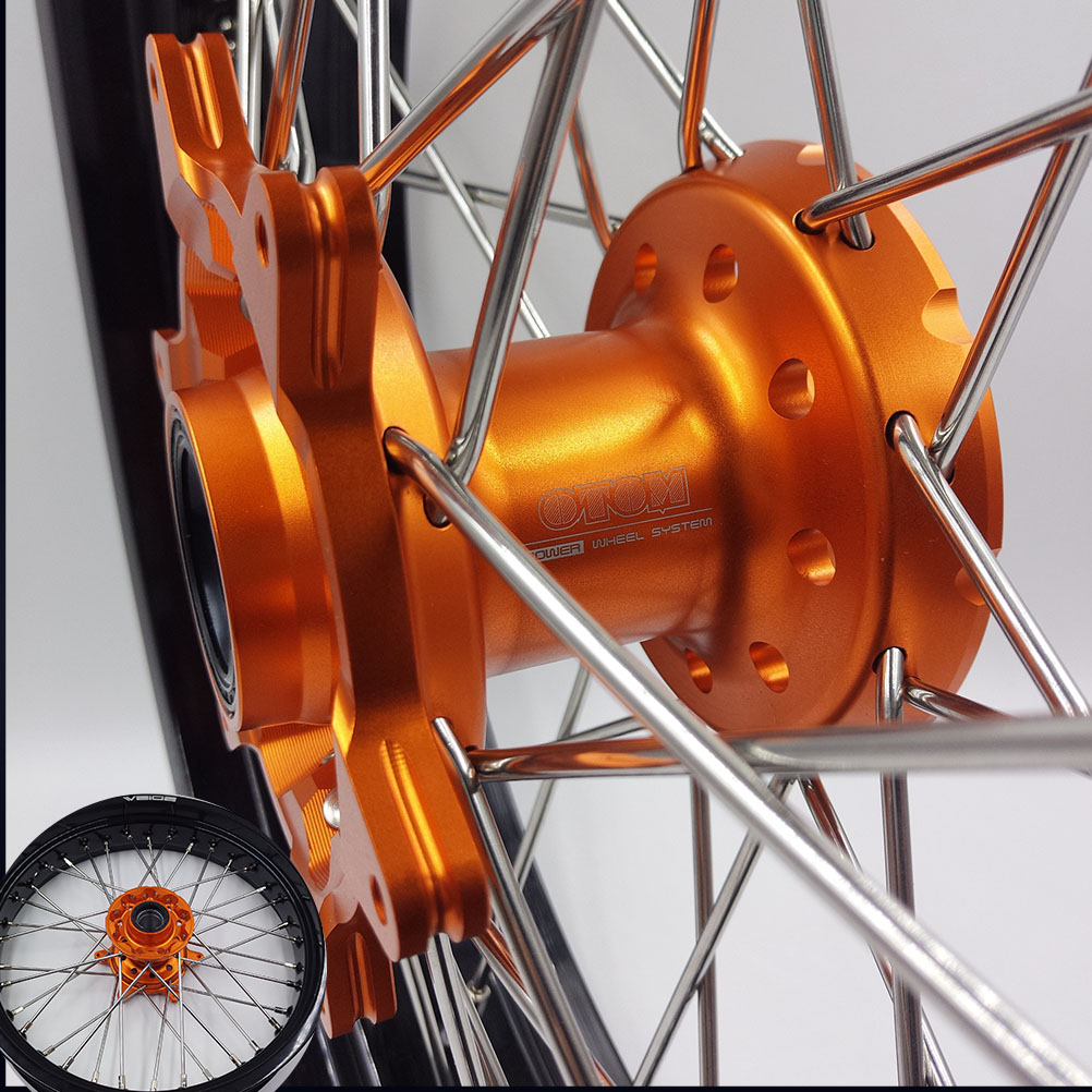 オートバイ 25 ミリメートル/30 ミリメートルフロントリアホイールハブ CNC アルミ 36 穴リムスポーク KTM SX SXF XCF ハスクバーナ FC FE ガスガス 2013-2026