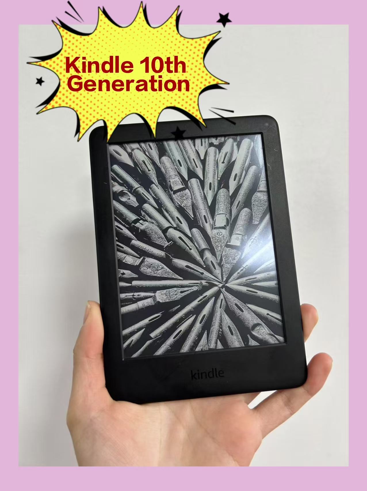 Kindle 第 10 世代電子リーダー 4G/8G バックライト付き 6 インチ E インク タッチスクリーン読書灯目に優しい