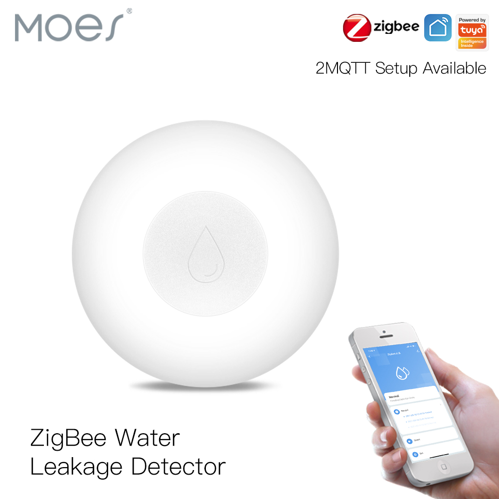 ZigBee 洪水センサー水漏れ検出器水タンクフルアラートオーバーフローセキュリティ警報システム Tuya スマートアプリリモコン