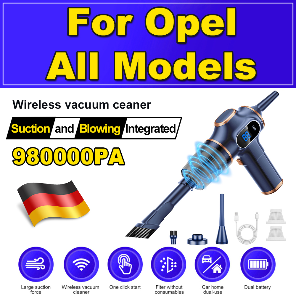 120 ワットワイヤレス車の掃除機 980000Pa コードレスハンドヘルド家庭用自動掃除機ハイパワー掃除機オペルすべてのモデル