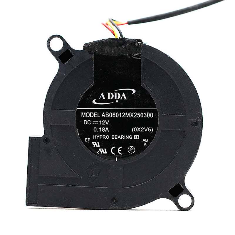 BENQ MX703 プロジェクター送風ファン AB06012MX250300 60x60x25mm 12V 0.18A 冷却クーラーターボファン