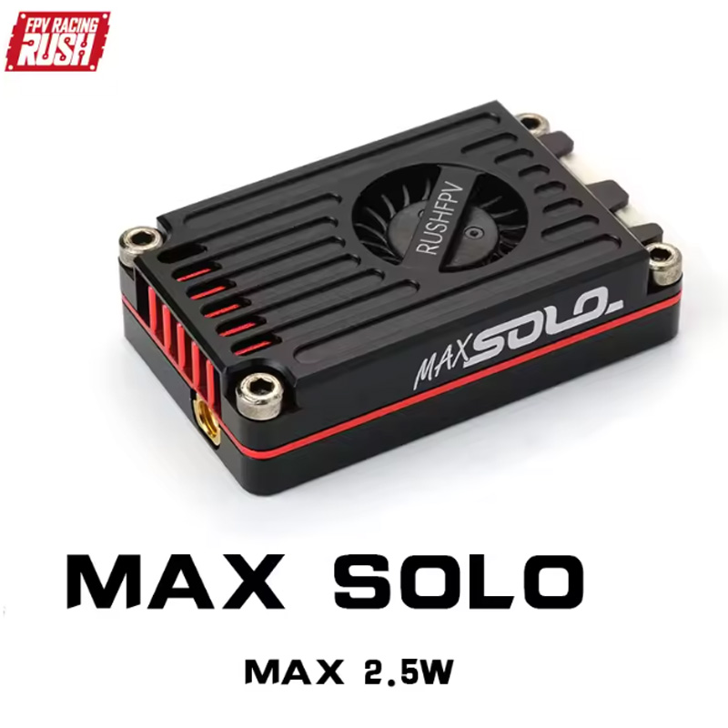 RUSH TANK MAX SOLO VTX 2.5W ハイパワー VTX 48CH ビデオトランスミッター CNC シェル付き RC FPV 長距離固定翼ドローン drohne