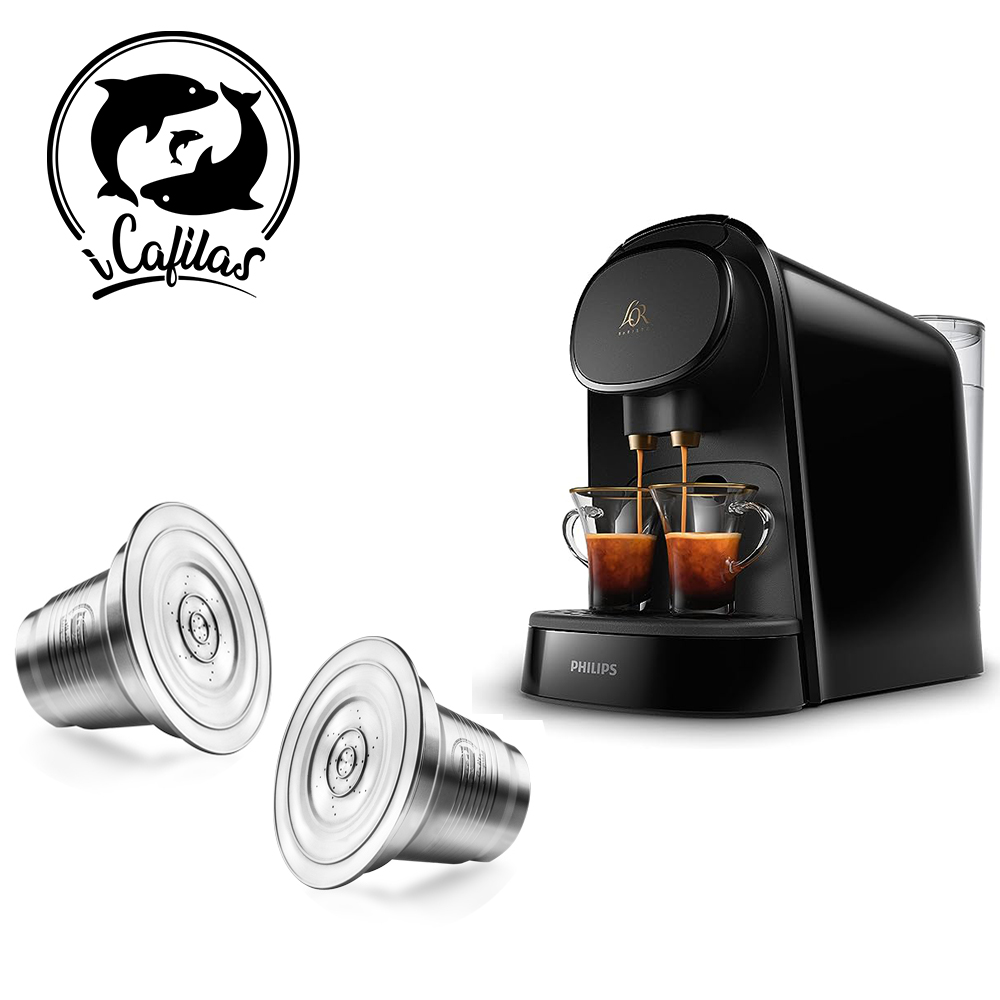 バリスタ用 LM8012/60 カフェカプセル詰め替え XXL コーヒーカプセルポッドピアノノワールマシンステンレス鋼コーヒーフィルター