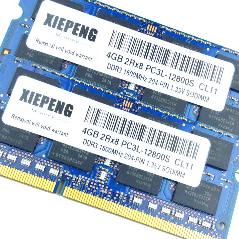 4GB 2Rx8 PC3L-12800S RAM 8GB DDR3L SODIMM 1600MHz ノートブックメモリ（DELL OptiPlex 3240 AIO 9010a 9020 AIO 9020 Micro 9030 AIO用）