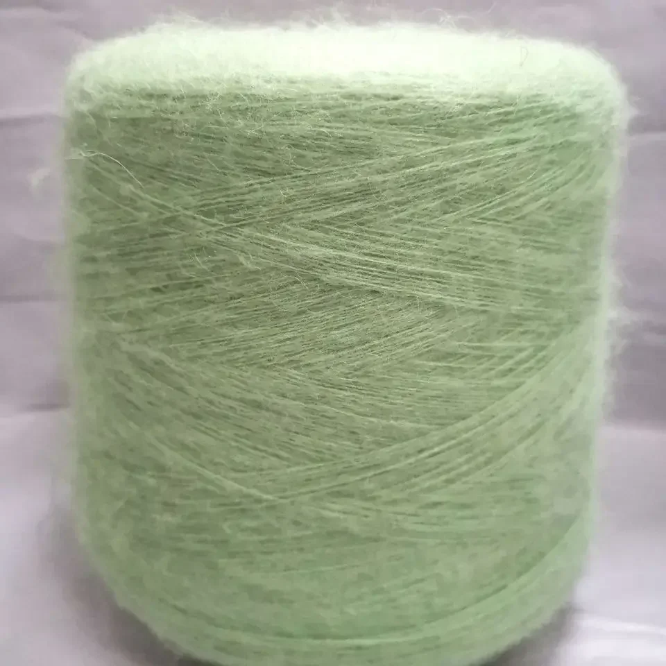 500 グラム/個ファッションキッドモヘア糸手かぎ針編みセータースカーフ衣類柔らかい肌に優しい細いウール糸ふっくら暖かい