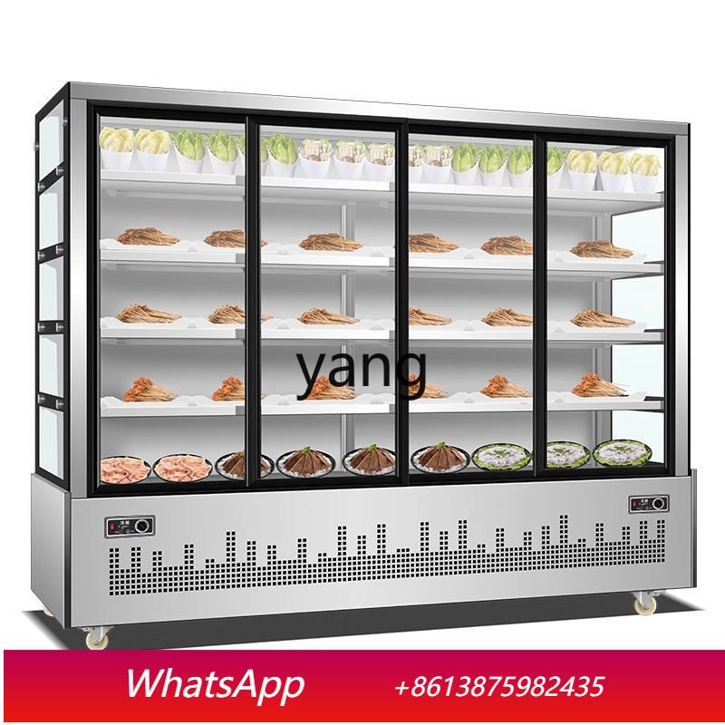 VC ruit Malatang ディスプレイキャビネット冷蔵串鮮度保持キャビネット野菜バーベキュー業務用冷蔵庫