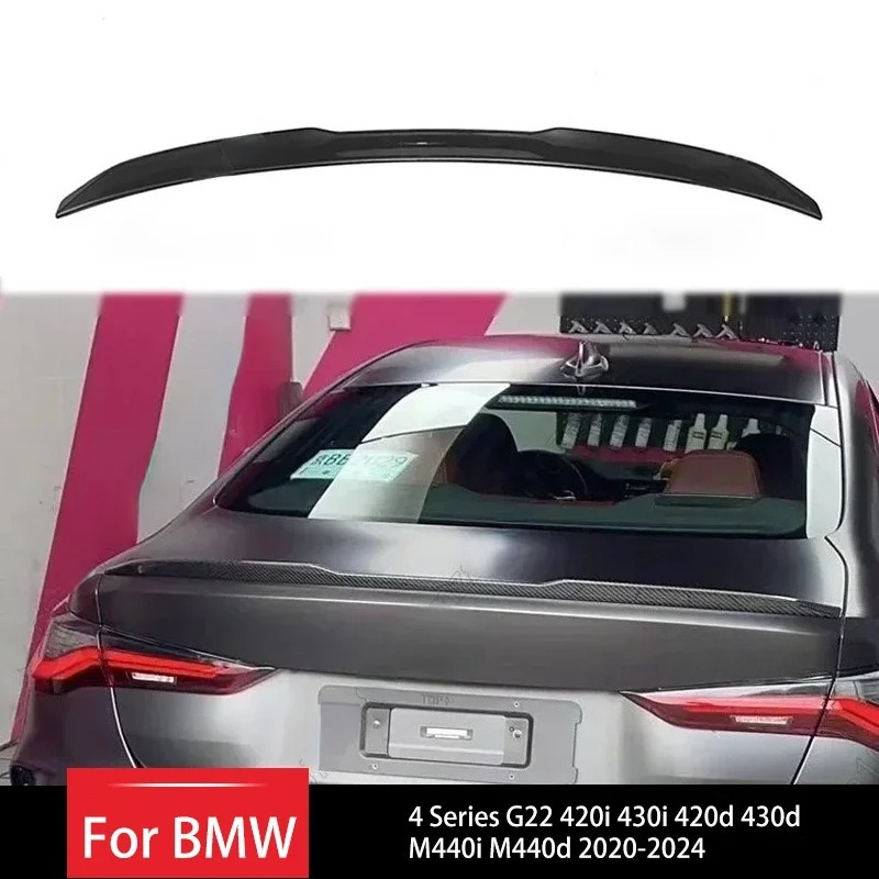 リアスポイラーボディキットリアトランクテールウイング BMW 4 シリーズ G22 420i 430i 420d 430d M440i M440d 2020-2024 アクセサリー M4 スタイル