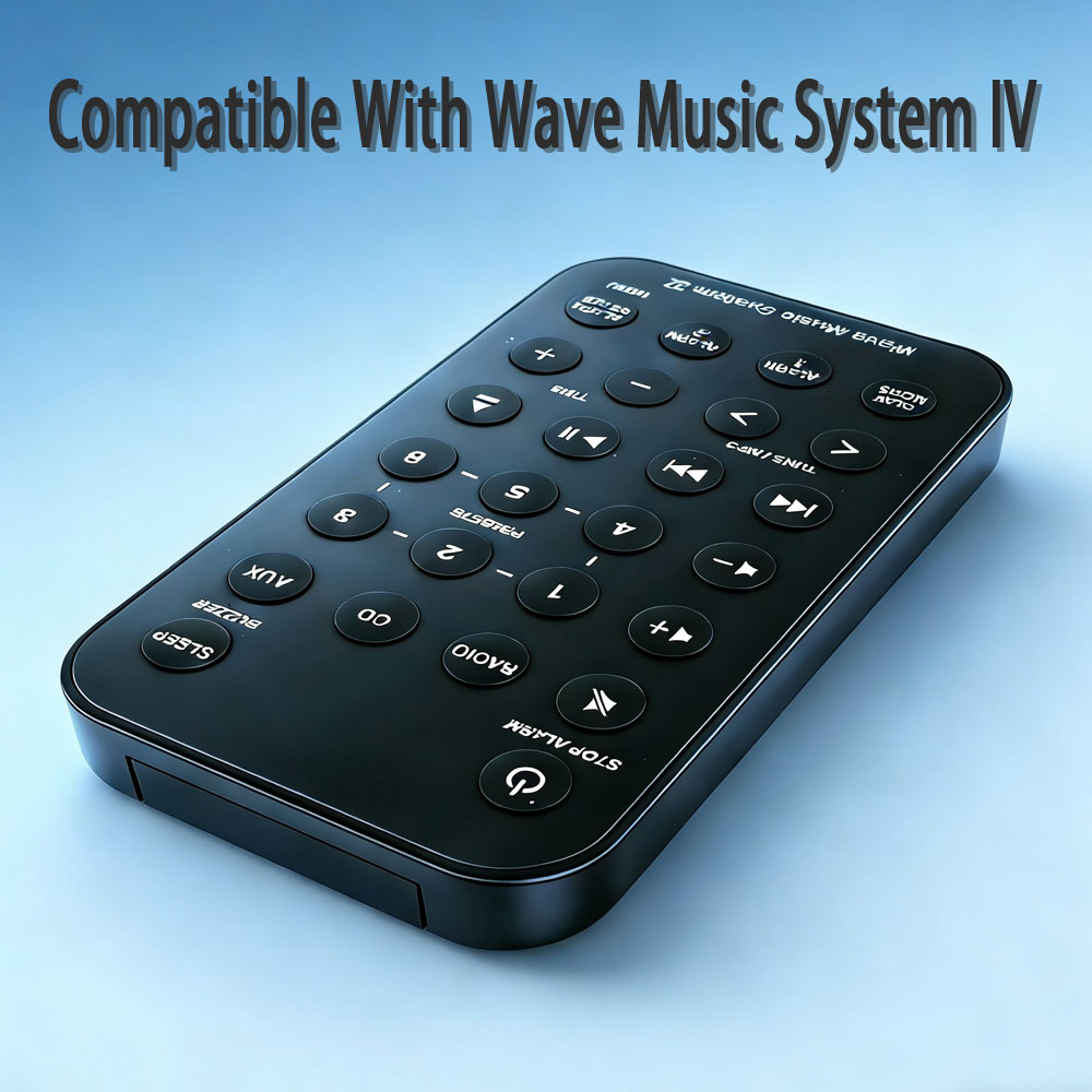 交換用新しいオーディオリモコン Bose Wave Music System IV ラジオ CD ミュージックオーディオコントローラー用