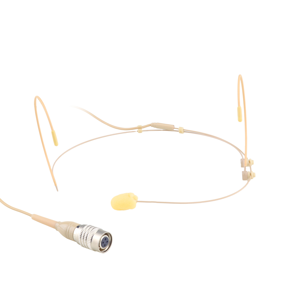 KATELEIYU プロフェッショナルワイヤレスマイクアクセサリーハイエンド肌色ヘッドマウントカラークリップケーブル 1.5 メートル 4 ピン XLR プラグ