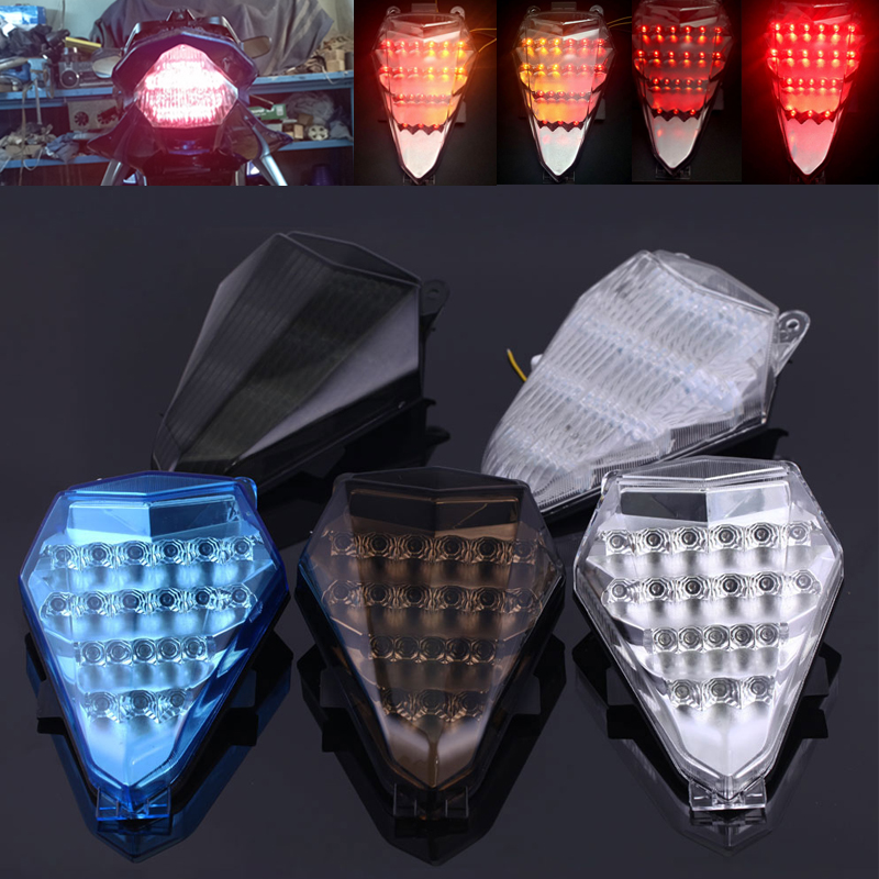 LED テールライトウインカーヤマハ YZFR6 YZF R6 YZF-R6 2006 2007 オートバイアクセサリー統合ウインカーランプ
