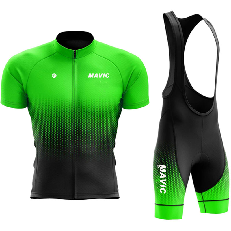 RX MAVIC-通気性サイクリングセット、メンズ、半袖、ロードバイクセット、チームトレーニング、夏用吸汗スーツ、新品