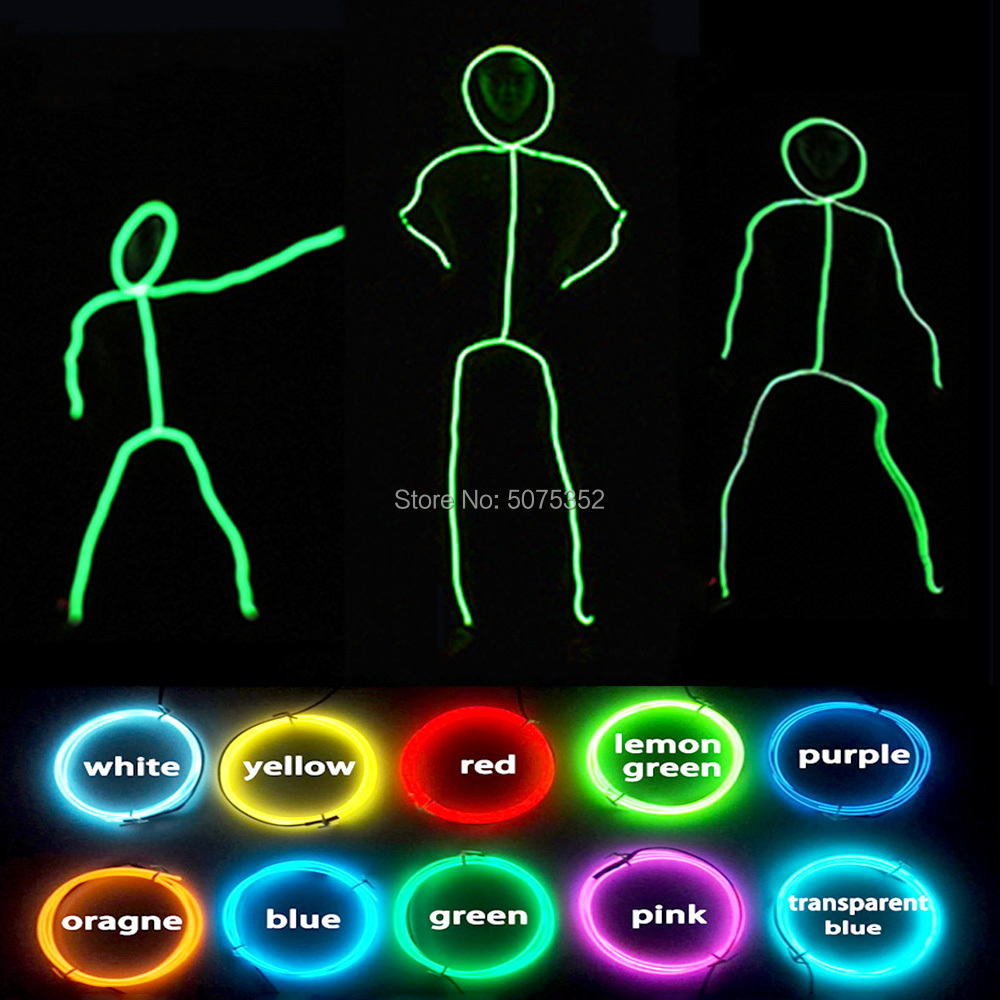GZYUCHAO EL コスプレ Led 衣装ダンスウェアマッチ棒男性衣装 EL ワイヤー衣装 DIY 材料ステージパフォーマンス