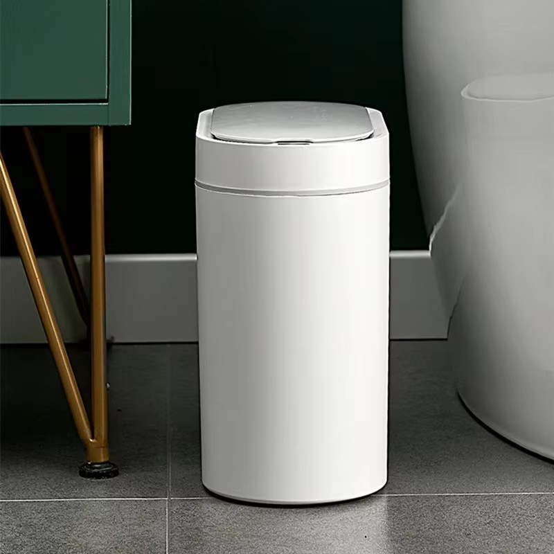 スマートセンサーゴミ箱キッチン浴室トイレ自動誘導防水ゴミ箱蓋付き 7/8L ゴミ箱