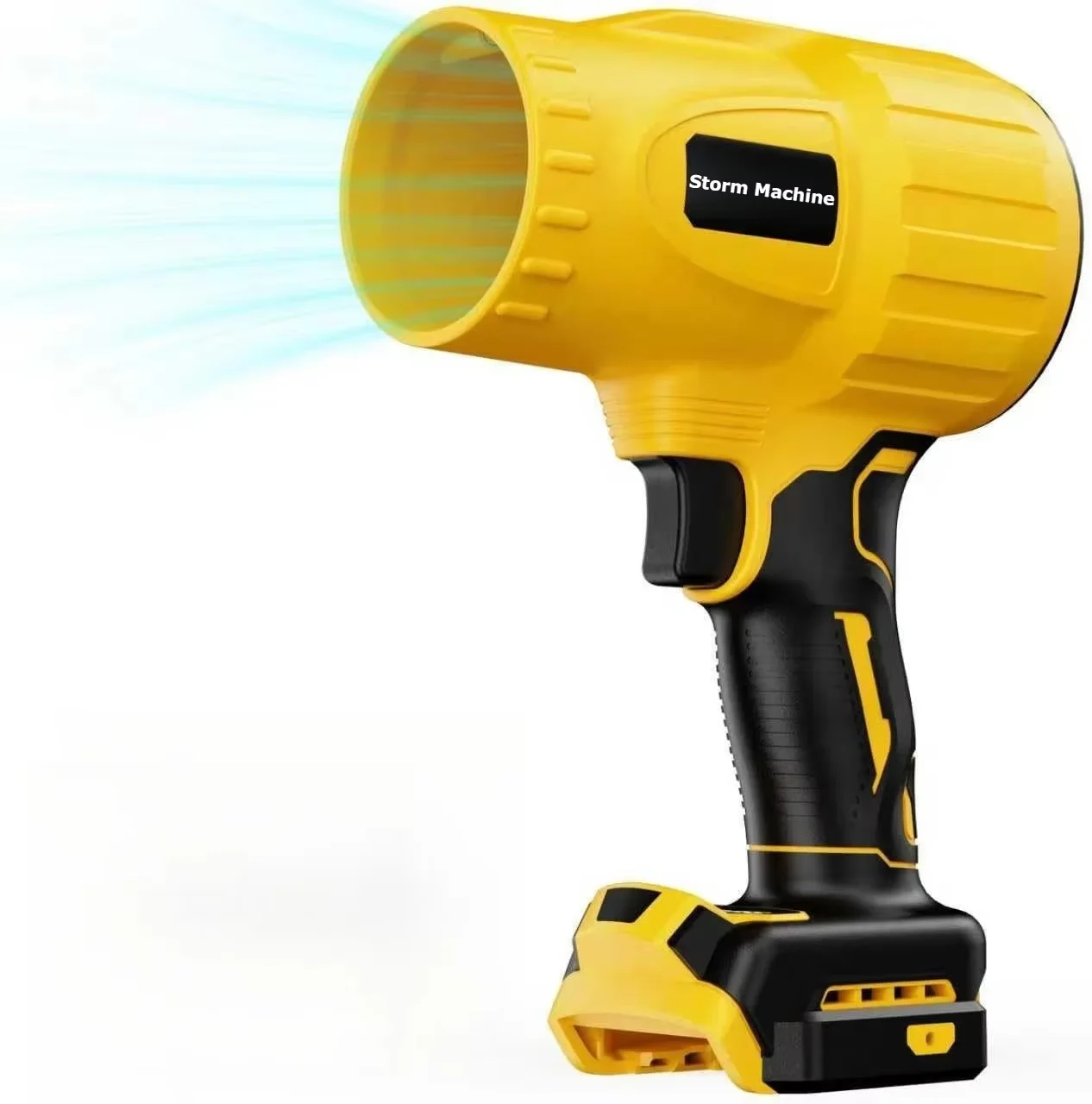 電気コードレスリーフブロワーダストブロワー Dewalt 20V バッテリー高速モーターハンドヘルドジェットファン送風機パティオ掃除用