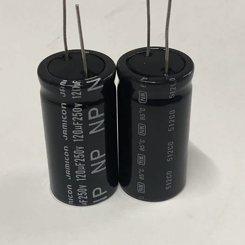 2 個 120uf オーディオ周波数分割 NP 無極性電解コンデンサ 250V 120uf 25X50mm