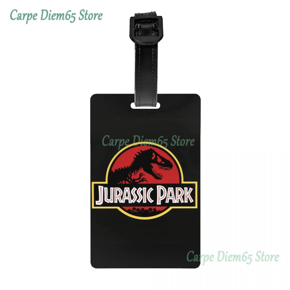 ジュラシックパーク荷物タグカスタムSF恐竜手荷物タグプライバシーカバーIDラベル