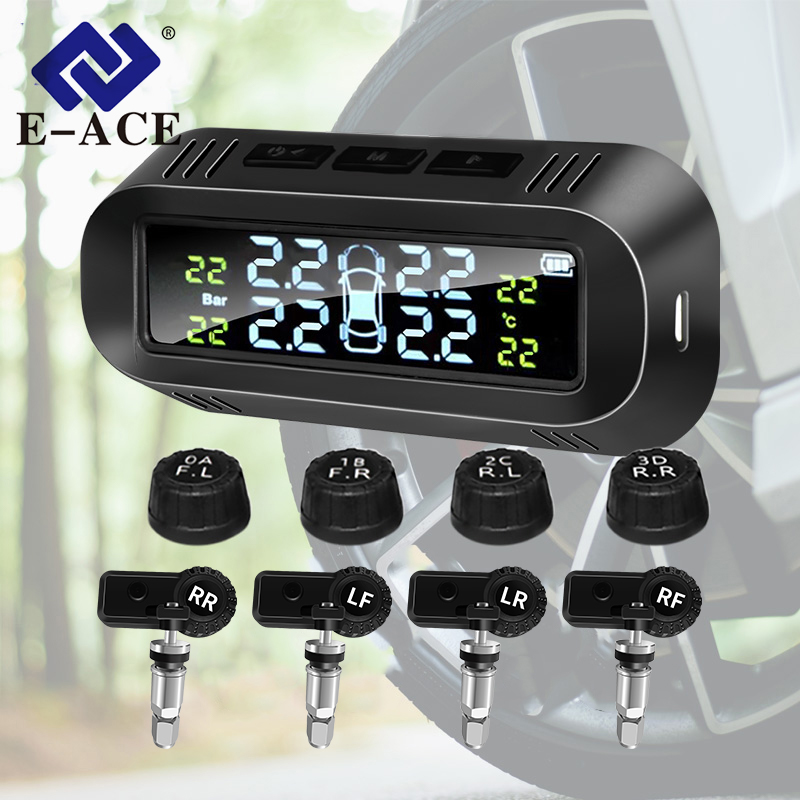ワイヤレス TPMS 車のタイヤの空気圧と温度を高精度に監視 内蔵の車外安全警報