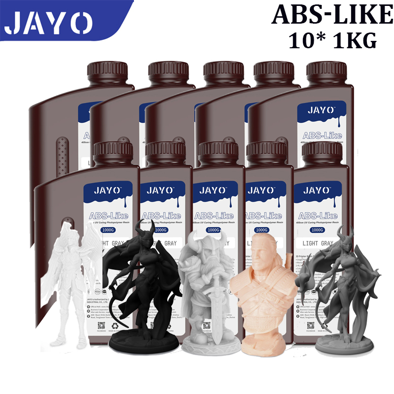 JAYO 3d 印刷樹脂 10 キロレジナ abs のような 10 キロ UV フォトポリマー樹脂液体 405nm 液晶 3D プリンタ材料短納期