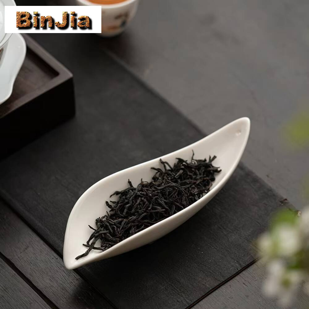 Dehua 白磁ロータス茶杓禅葉容器シャベル Chahe 家庭用感謝お玉食器ギフト機器