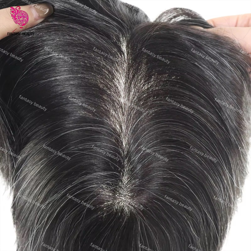 検出不可能 0.02 ミリメートル超薄皮男性かつらナチュラル HumanHair 80% 密度人工毛ライトブラック 1B10 目に見えないヘアライン