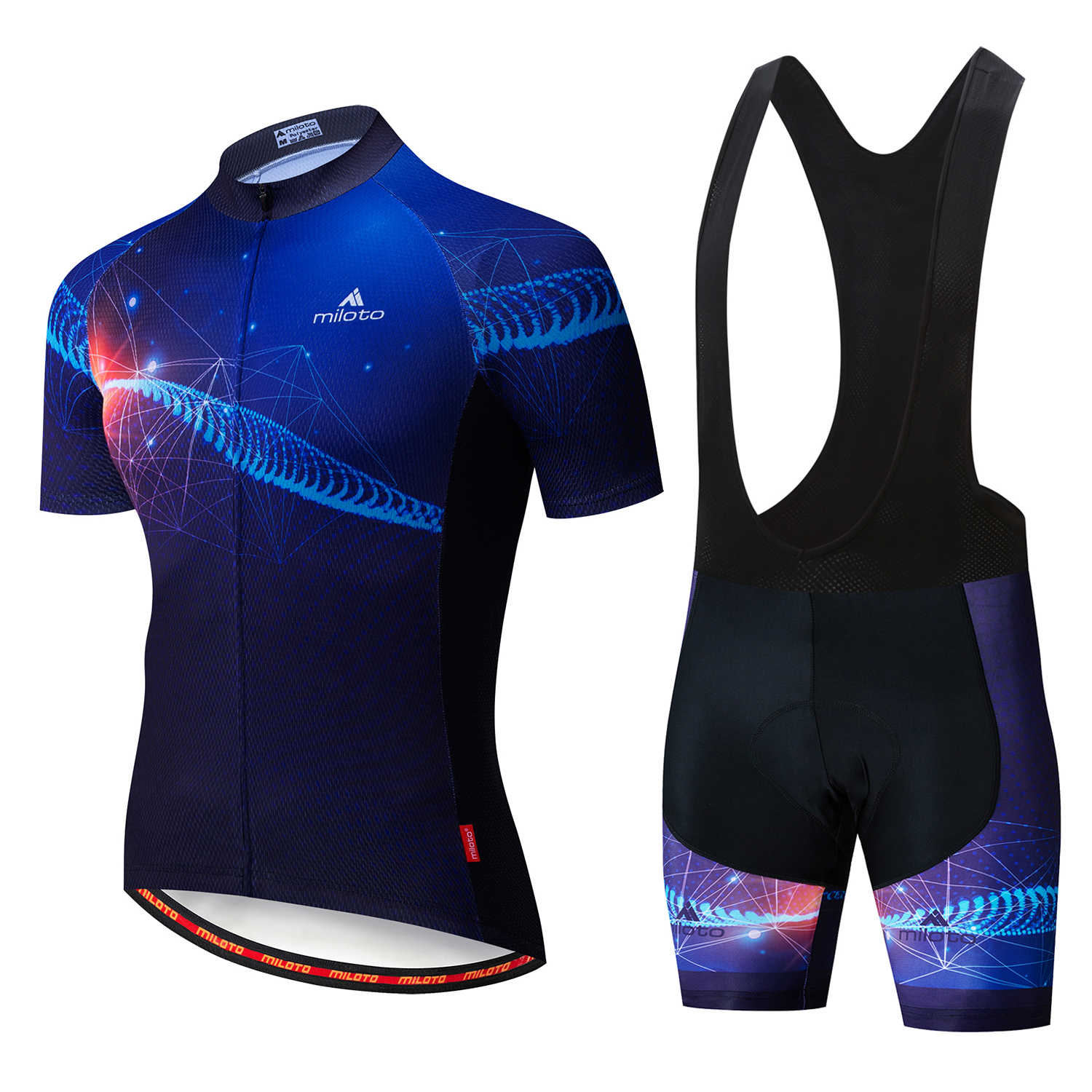 MILOTO Bike-Professional Team Cycling Clothing Set, Summer Jersey, 2023 Men Maílllot Ciclismo Hombre