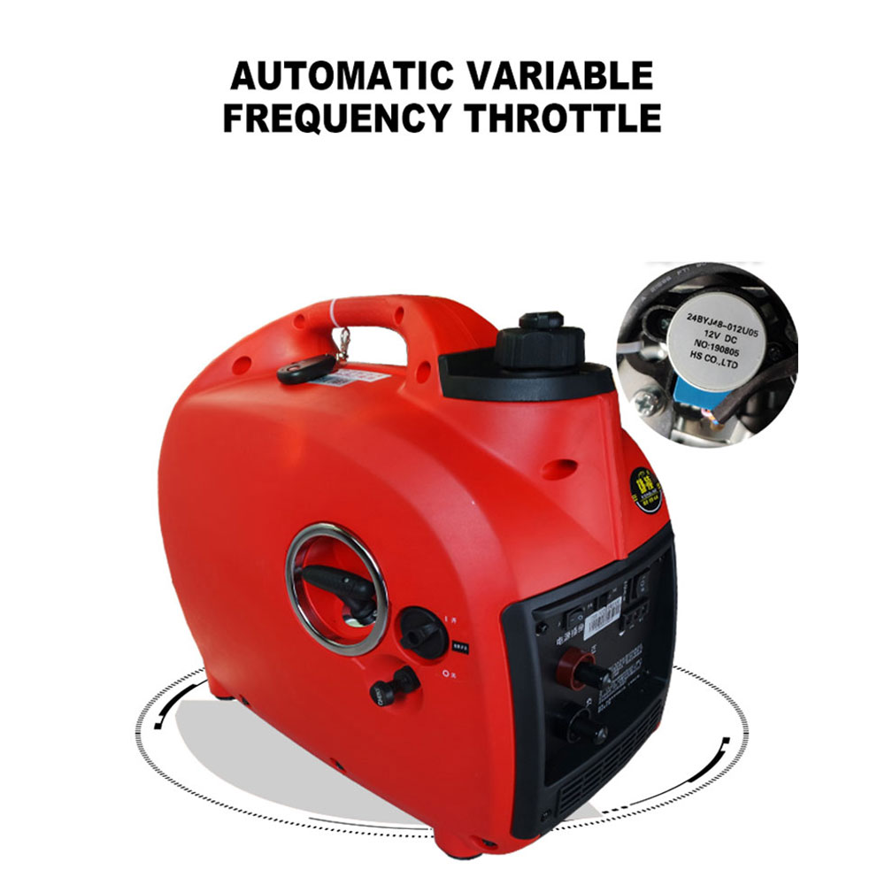 15KW ポータブル電気自動車発電機 148F モーター 48v 60v 72v サイレント発電機 0.25L オイル消費量