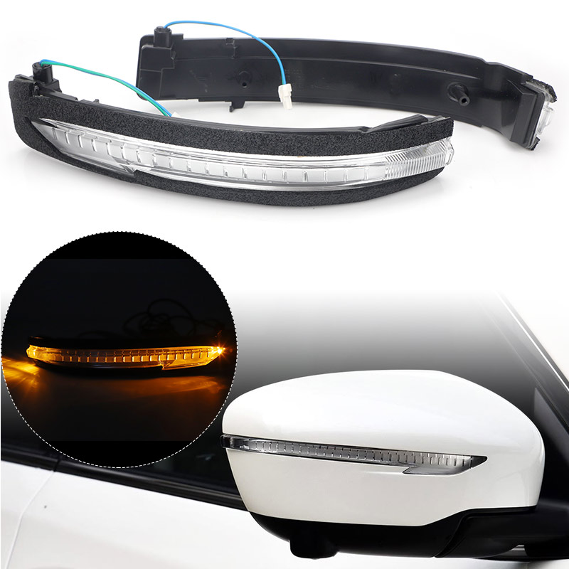 26165-4CL0B 26160-4CL0B 車サイドバックミラー LED ターンシグナルライト日産キャシュカイ J1 X-トライアル T32 2014-2019 ムラーノローグ