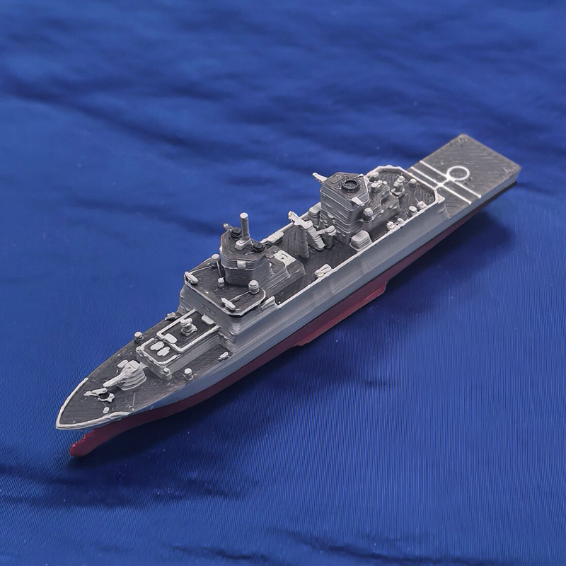 1/2000 スケール ミニチュア 海軍 F125 フリゲート 長さ 7.5 センチメートル PLA 軍艦ウォーターライン/フルハル タイプ ジオラマ シーン DIY 趣味