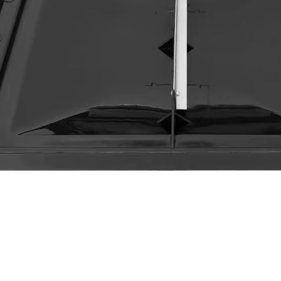 RV – 14インチベントライン/エリクサールーフベントカバー、黒いプラスチック交換用蓋、2008年以前のモデルに適合