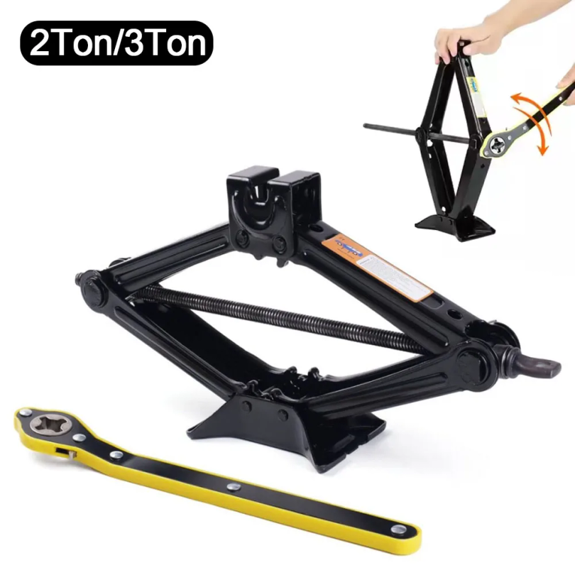 2T/3T 車シザージャッキ自動緊急クランクリフトスタンド省力修理