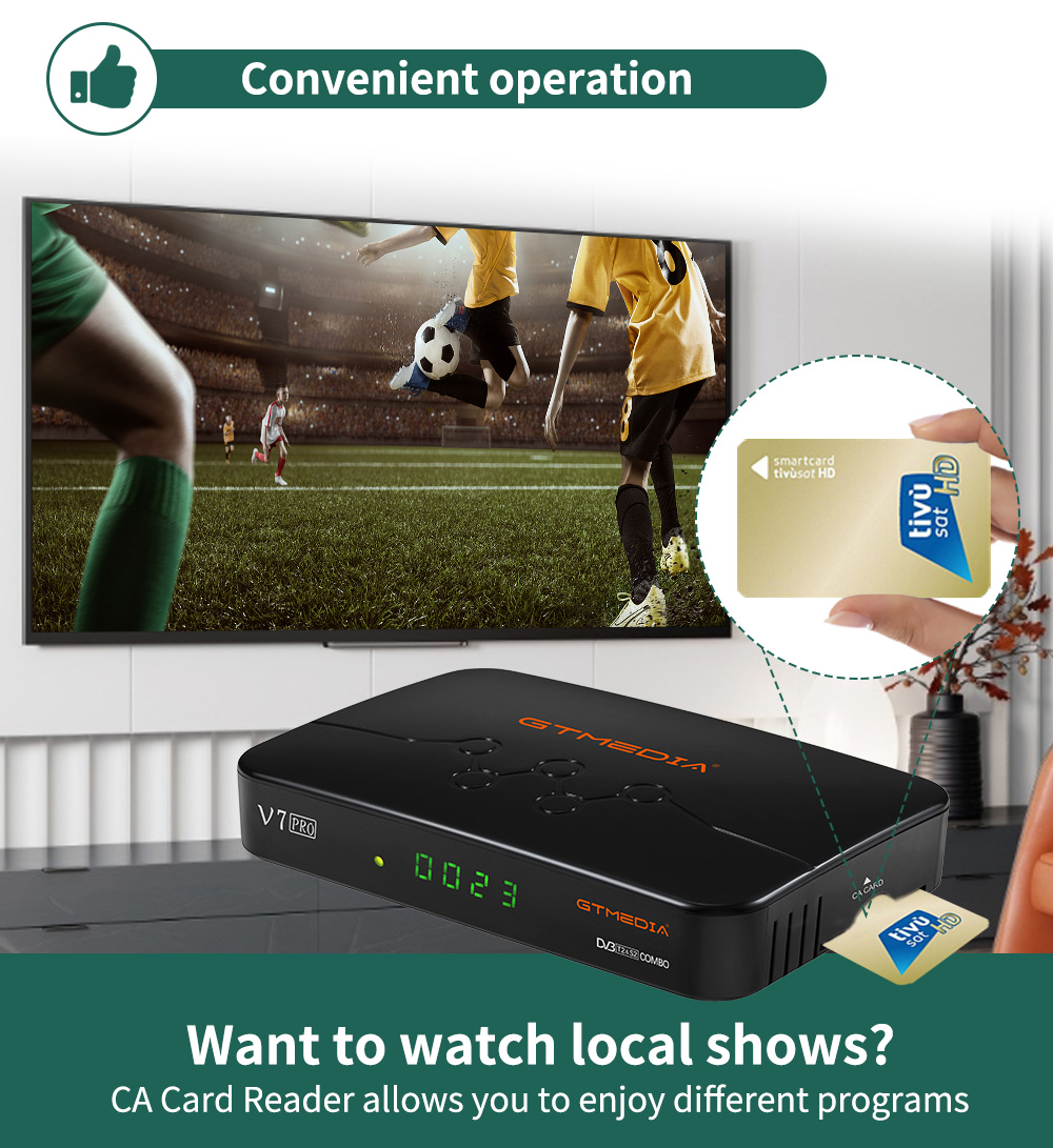 新しい GTmedia V7 プロ H.265 DVB S/S2/S2X T2 コンボボックス衛星テレビ受信機セットトップボックス V7pro