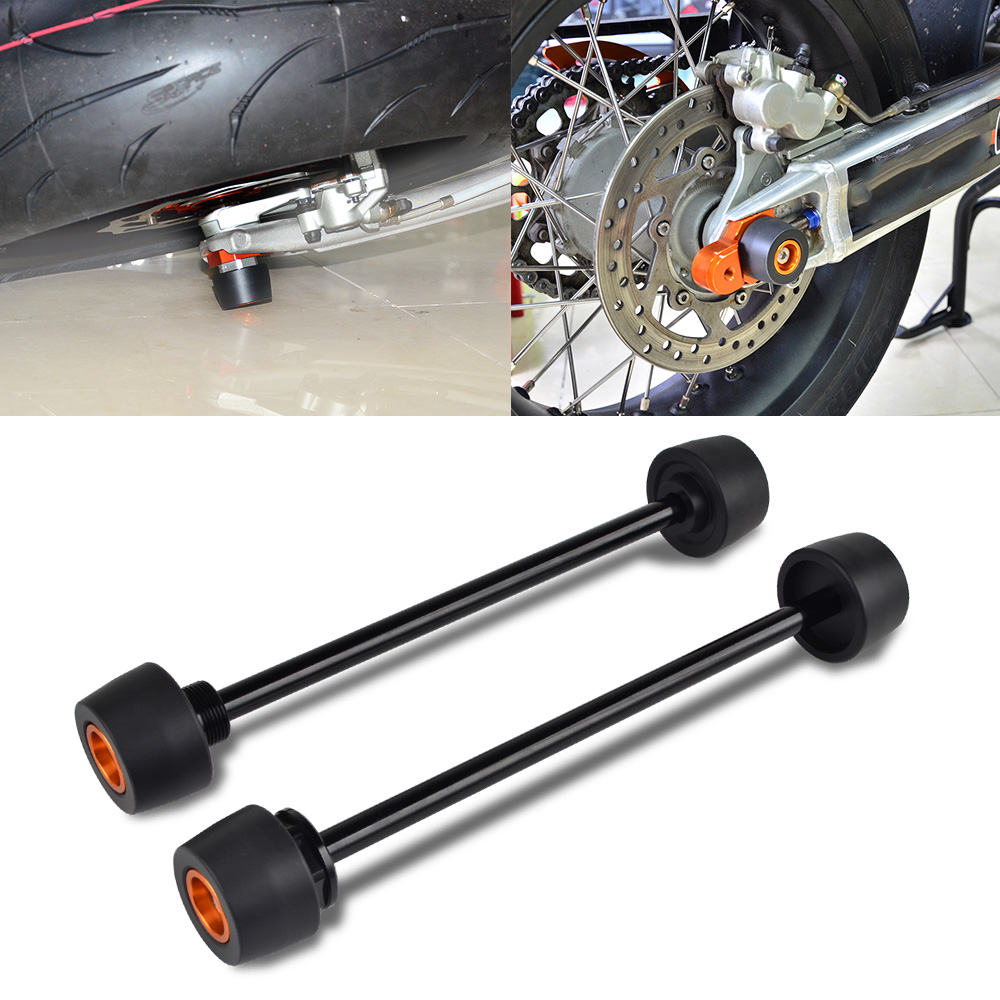 KTM SMCR 690 SMC R 2019-2023 690 デューク 2008-2019 フロントリアアクスルスライダー落下保護ハスクバーナ 701 スーパーモト Vitpilen