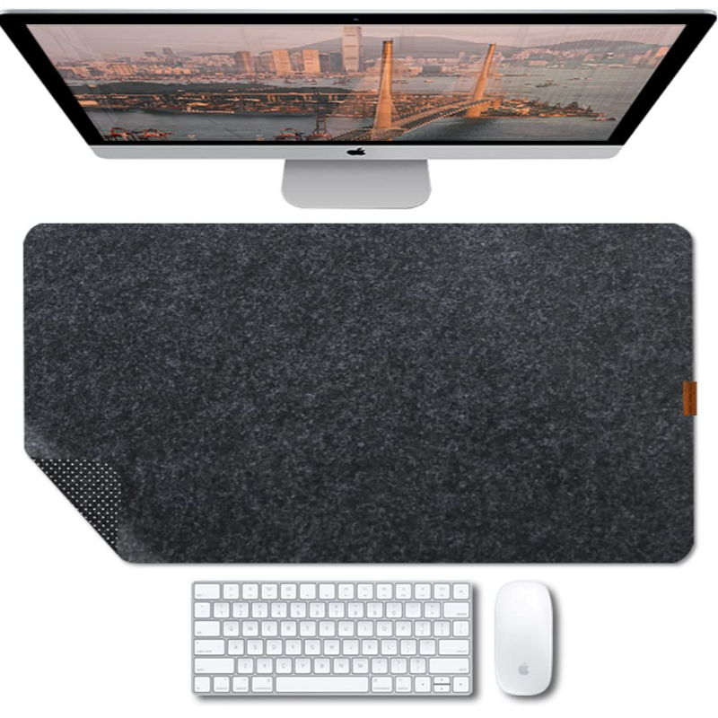 Desk Accessories Non-Slip Mouse Pad 80*40 CM Large Felt Desk Mat Desktop Mat for Home Office