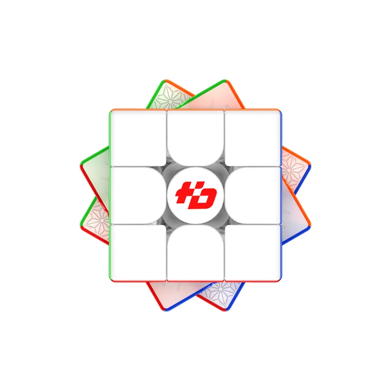 [Picube] FanXin ライト 3x3 磁気マジックキューブ HuDong キューブ UV 3x3x3 リニアモーターカーステッカーレス教育ギフトおもちゃ子供のため