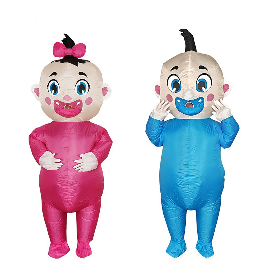 かわいいベビーインフレータブルコスチュームハロウィン漫画人形コスチューム男の子女の子性別お披露目パーティー面白いパフォーマンス衣装