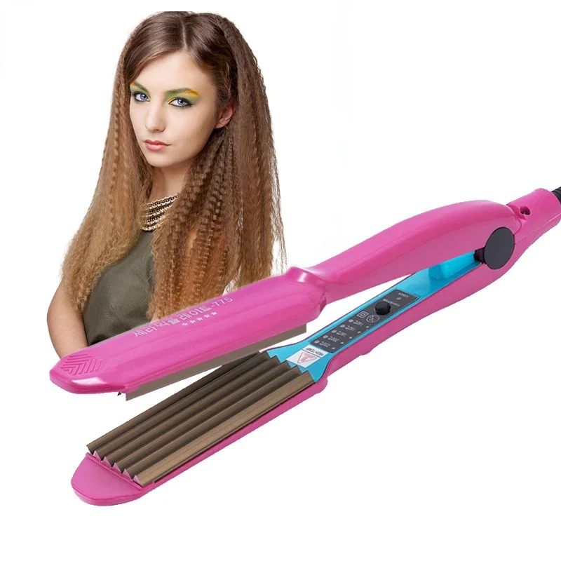ボリュームヘア波形アイロン圧着ふわふわフラットアイロンヘアアイロンウェーブアイロン電気ヘアクリンパー美容スタイリングツール