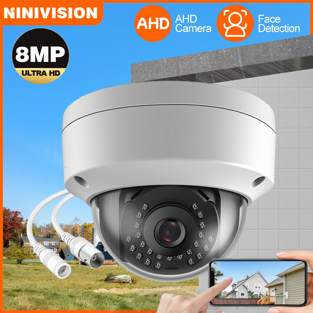 CCTV 8MP セキュリティアナログドームカメラ屋外防爆顔検出 AHD DVR ビデオ監視カメラ BNC 4K XMEYE 5MP