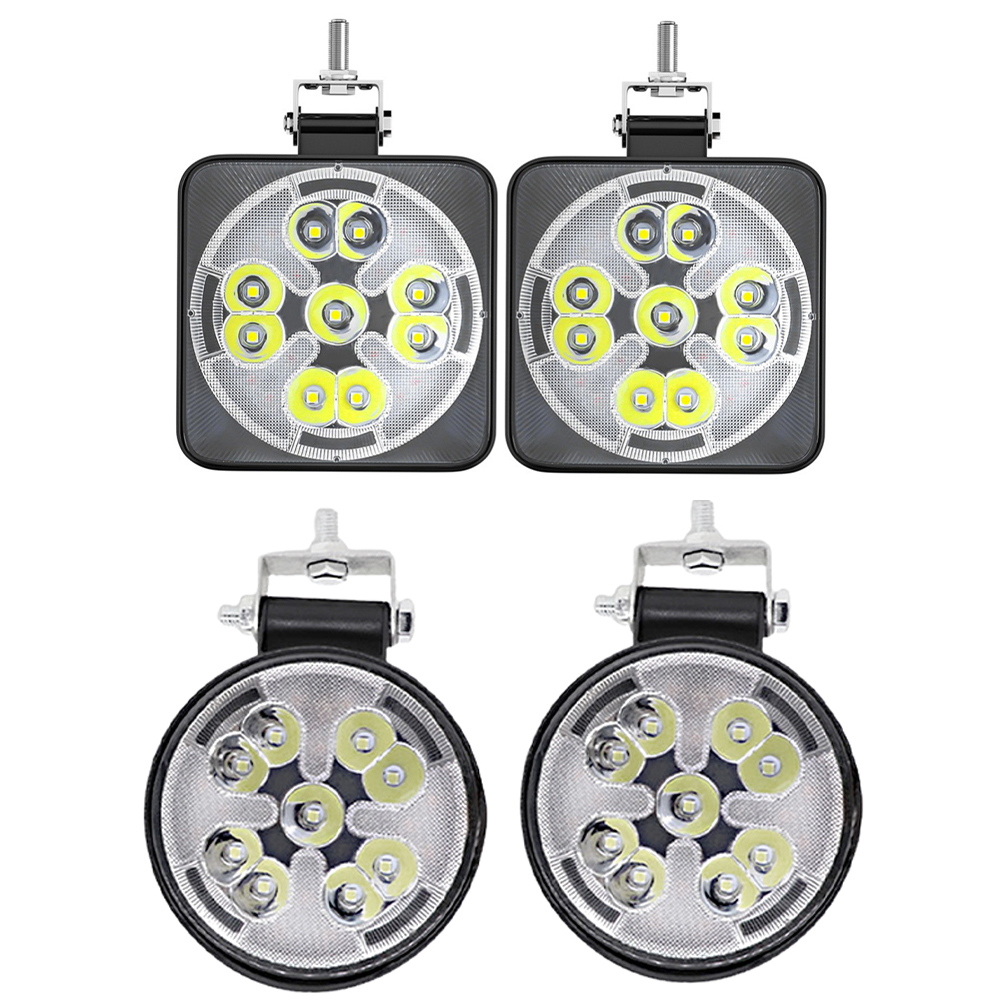 2 個 63 ワット LED ワークライトバースポットポッドフォグランプオフロード運転トラック SUV ATV カーアクセサリー