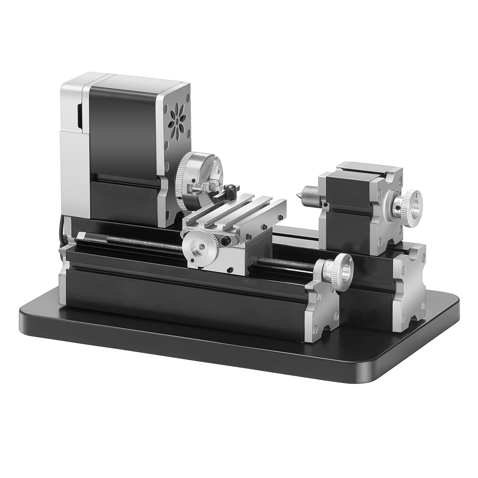 SucceBuy ミニ金属旋盤機 2.76x5.12 インチ 36W 20,000 RPM 速度
