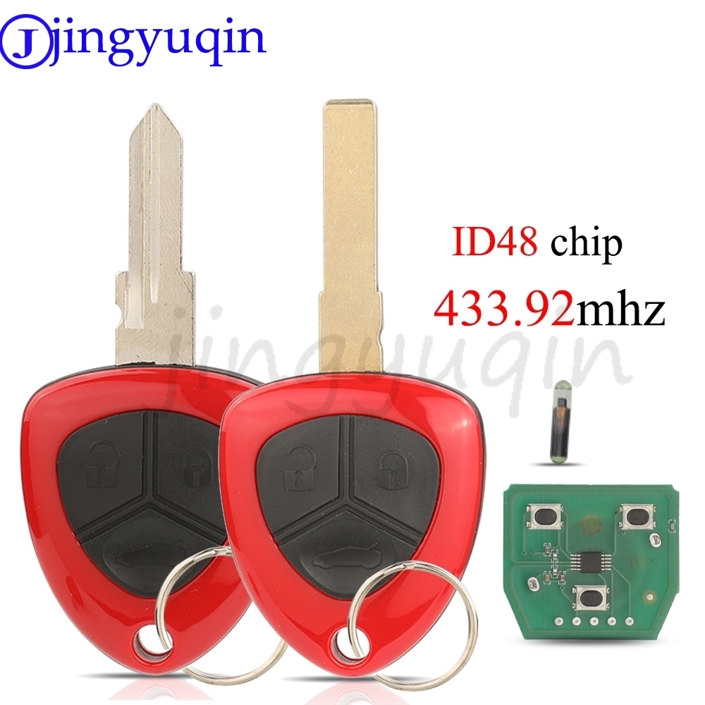 Jingyuqin 3 ボタン 433.92MHz 質問 ID48 チップ 012432 TRWS46E 車のリモートキーフェラーリ F430 F458 F612 F599 自動キー Fob 制御