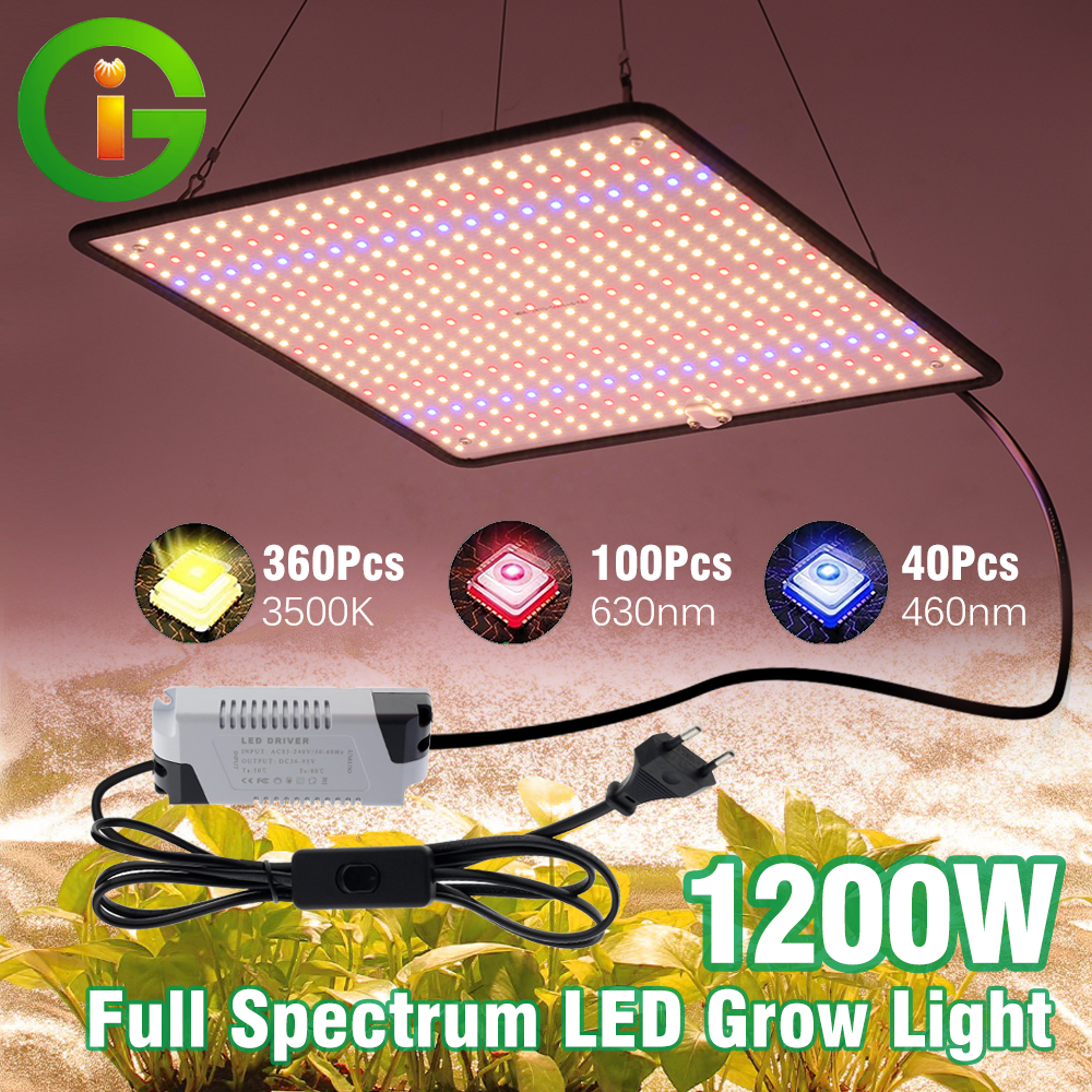 LED 成長ライトフルスペクトル植物ランプ AC85-240V 40 ワット屋内成長テント植物成長ライト