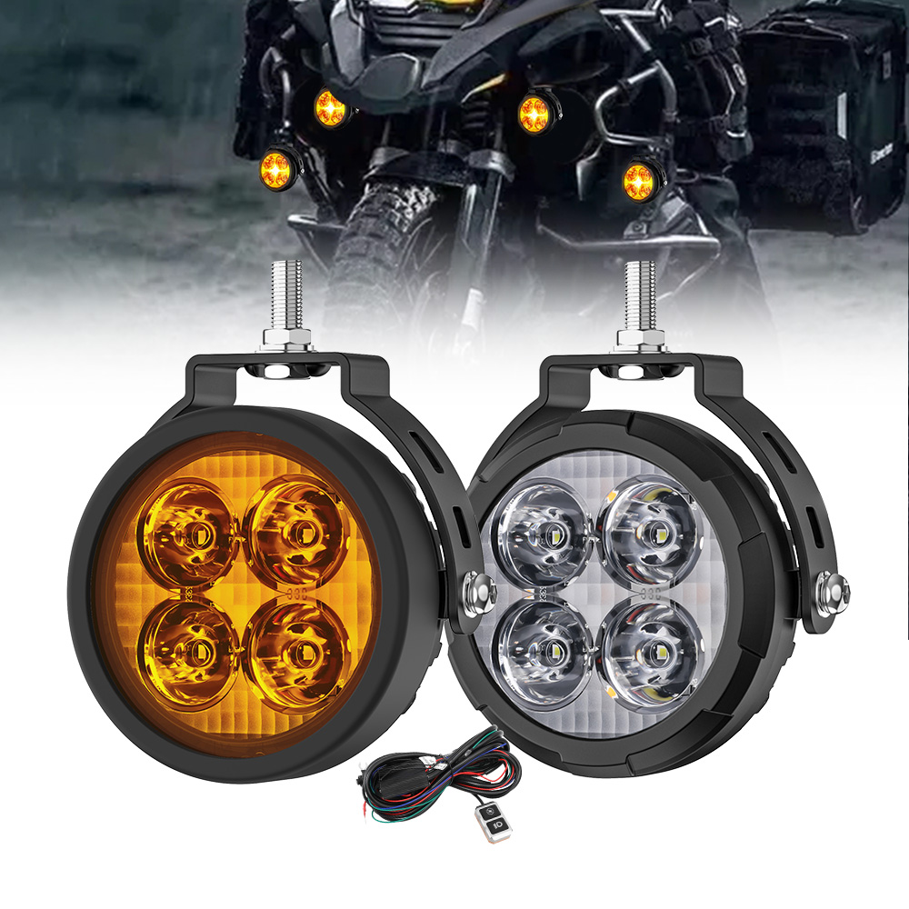 HL 3 Inch Super Bright White Yellow LED Spot Work Driving Fog Light For Auto Car SUV off-road use UTV Truck BUS 12V-80V