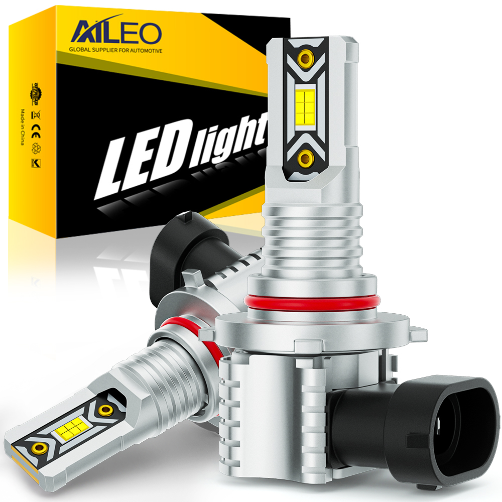 AILEO 2 個 9005/HB3 Led ライト 18000Lm 85 ワット 9006/HB4 CSP ヘッドライト電球車用 6500 18K ホワイトデーランニング自動車ランププラグ