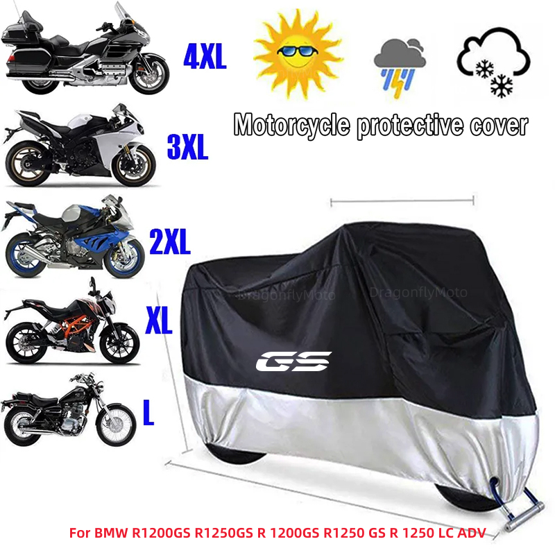 BMW R1200GS R1250GS R 1200GS R1250 GS R 1250 LC ADV オートバイカバー防水オールシーズン防塵 UV 保護屋外