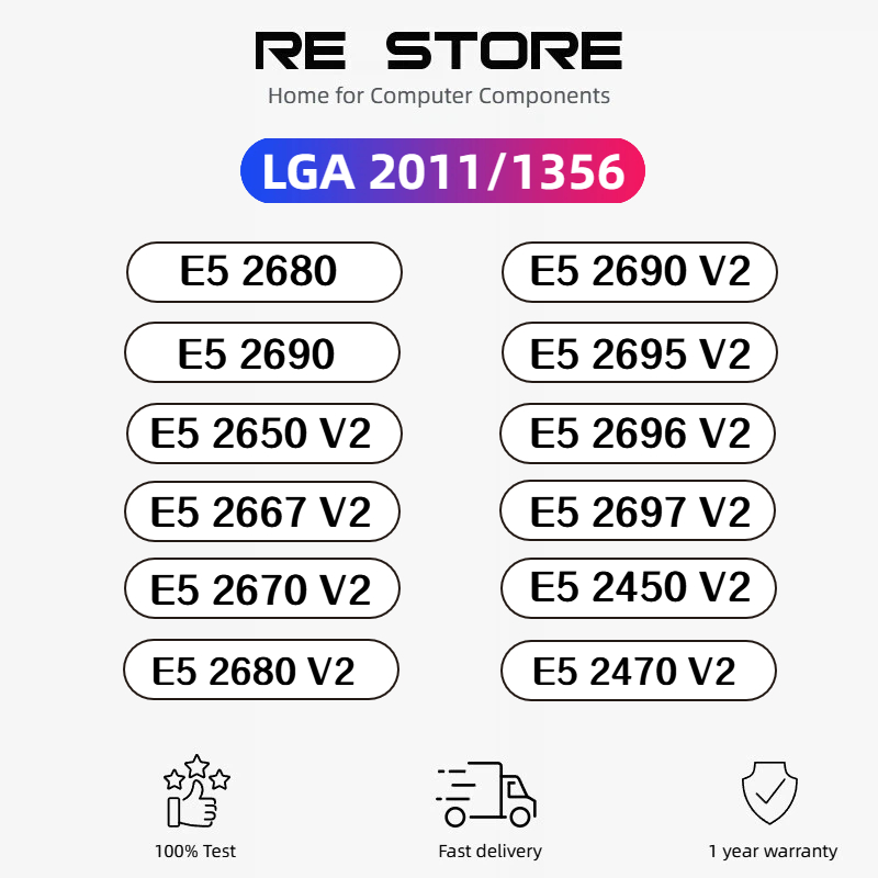 送料無料 E5 2680 2690 2650 2667 2670 2680 2690 2695 2696 2697 2450 2470 V2 lga 2011/1356 xeon