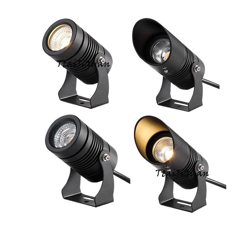 調光可能な防水風景 LED 芝生ライト 12V 110V 220V 風景スポットライト IP65 屋外 LED ライト 3 ワット 5 ワット 7 ワット 10 ワットガーデンランプ