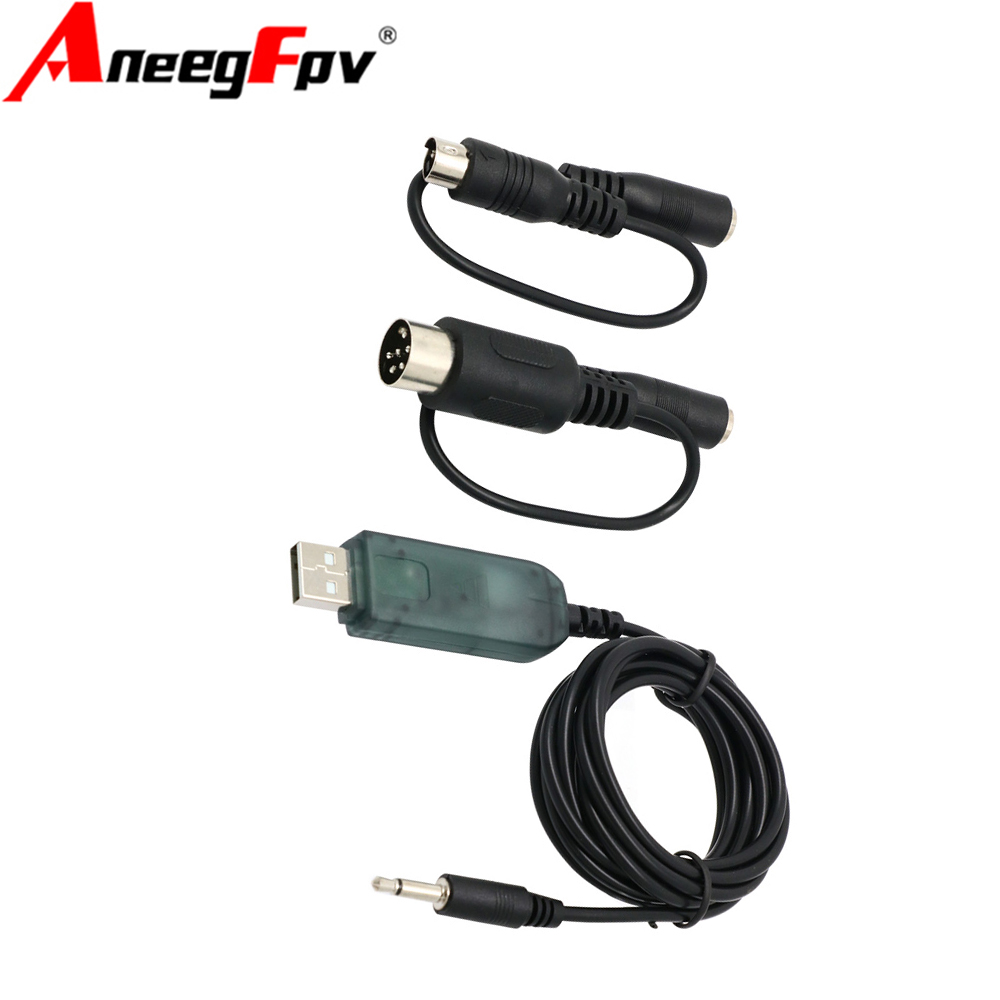 Flysky FS-SM100 USB フライトシミュレーターアダプターケーブル Flysky FS-i6 FS-i4 FS-TH9X FS-T4B FS-GT3 FS-GT2 リモートコントローラー用