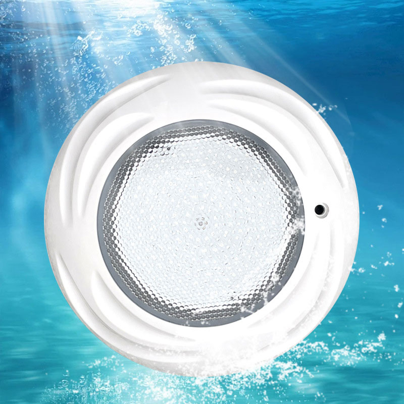 ABS スイミングプール水中ライトカラフルなリモコン LED ウォールライト IP68 防水魚の池の噴水風景